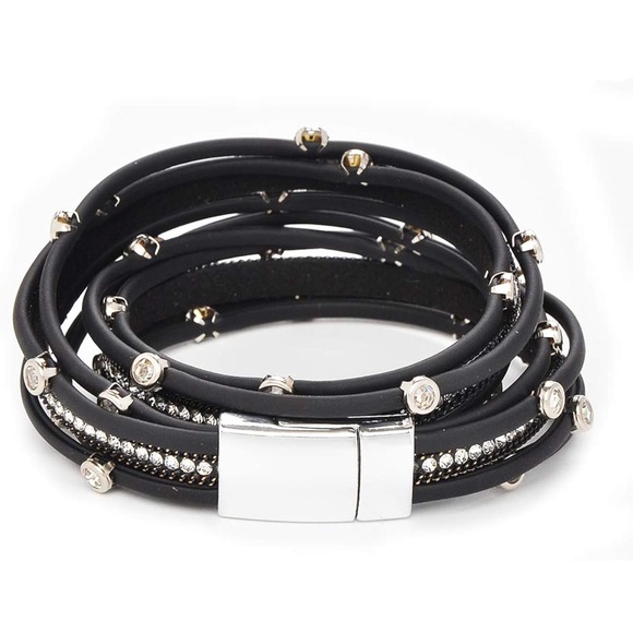 Azora Leather Wrap Bracelet - Picture 3 of 5